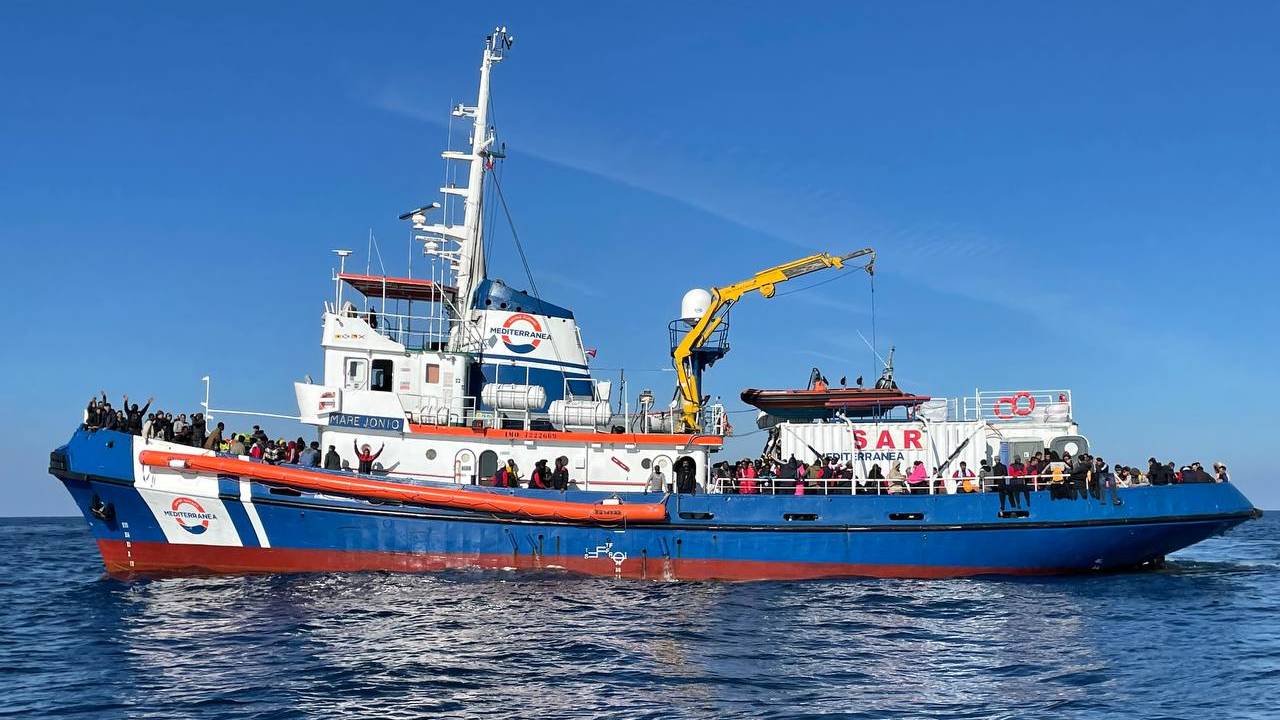 Torna in mare la nave "Jonio" di MEDITERRANEA SAVING HUMANS