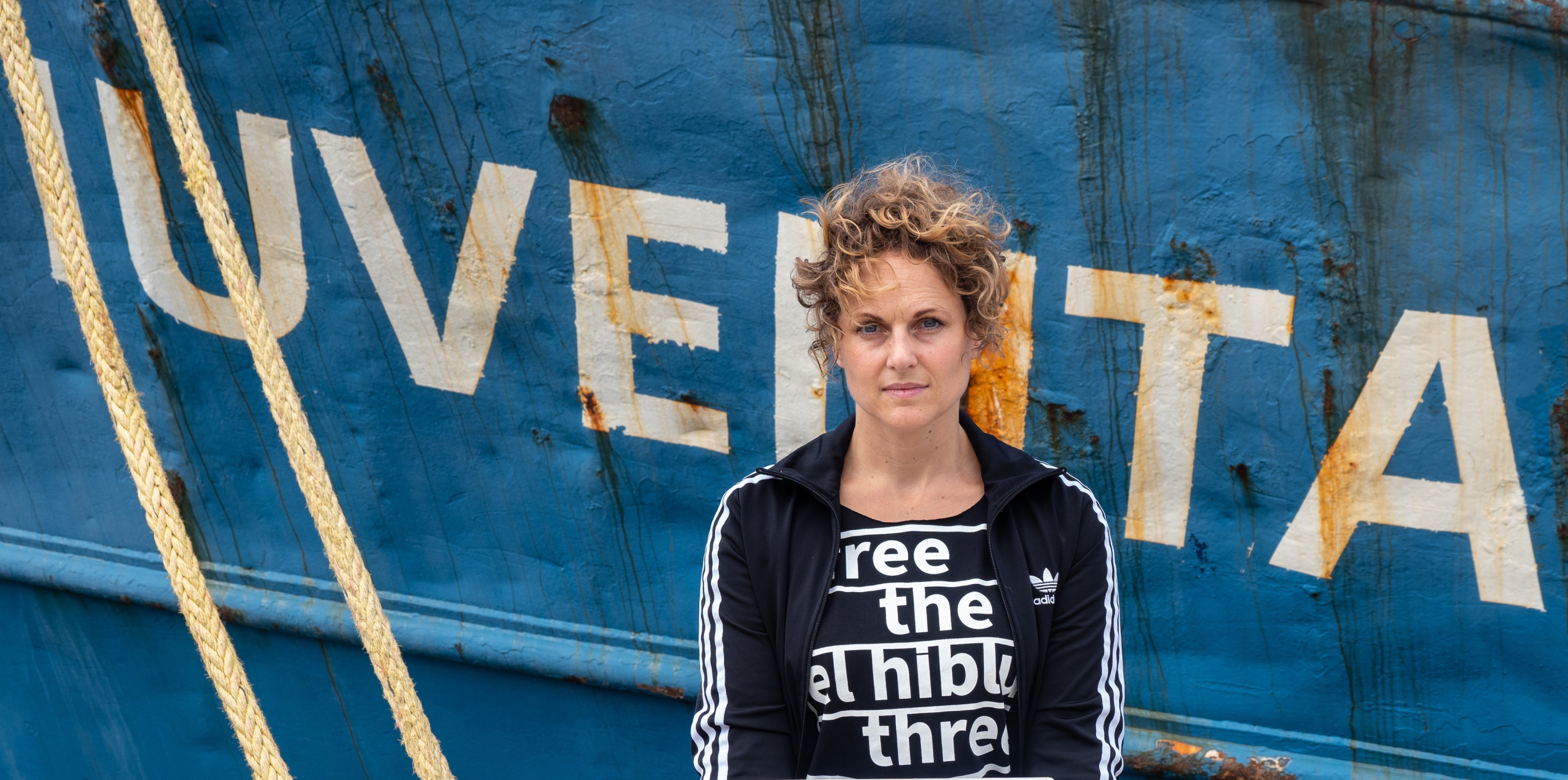 Katrin Schmidt, membro dell'equipaggio di Iuventa.